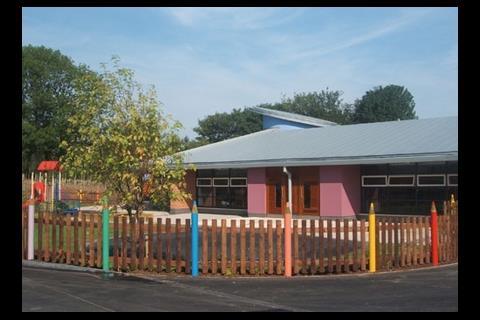 Kings Oak Primary Learning Centre in Barnsley, South Yorkshire, built by Carillion
